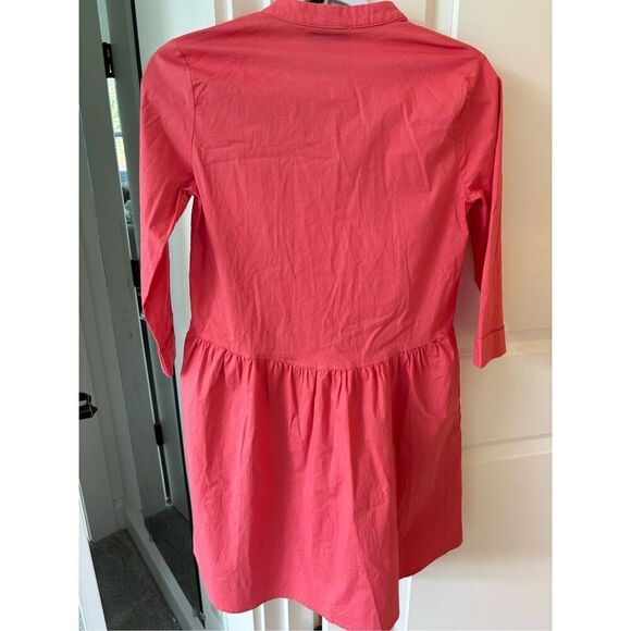 NwOT Tuckernuck Poppy Pink Royal Shirt Dress, small $168 - Picture 7 of 10